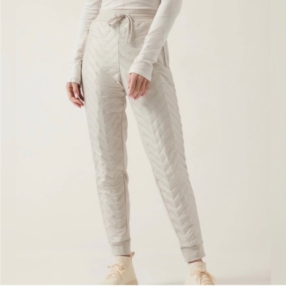 NWT Athleta Apres Ski Down Jogger Abalone Size 6 - Picture 1 of 14